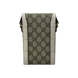 Gucci Horsebit 1955 Mini Bag Phone Bag Beige and White