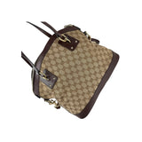 Gucci Medium GG Canvas Charm Dome Satchel