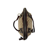 Gucci Medium GG Canvas Charm Dome Satchel