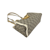 Gucci Padlock Chain Tote GG Coated Canvas