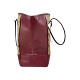 Gucci Red/Beige GG Canvas Bree Tote Bag