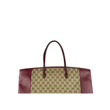 Gucci Red/Beige GG Canvas Bree Tote Bag