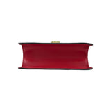 Gucci Red Calfskin Leather Small Sylvie Shoulder Bag