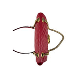 Gucci Red GG Marmont Matelasse Crossbody Bag