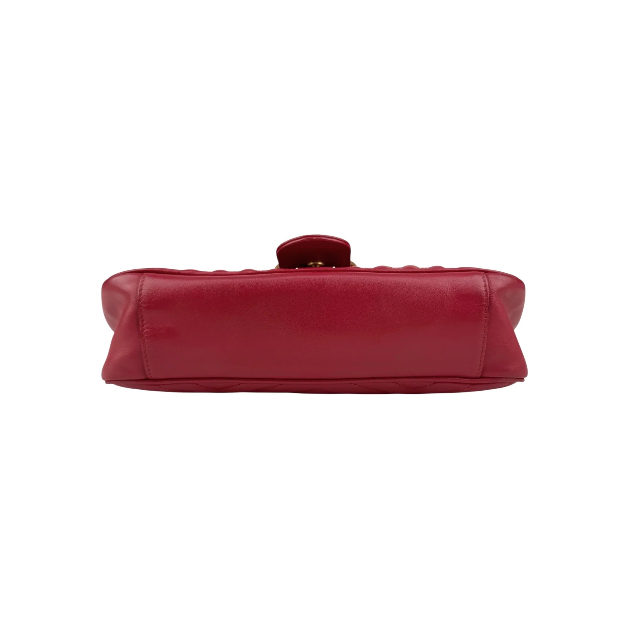Gucci Red GG Marmont Matelasse Crossbody Bag