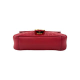 Gucci Red GG Marmont Matelasse Shoulder Bag Leather