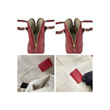 Gucci Red Micro Guccissima Leather Mini Dome Crossbody Bag