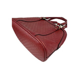 Gucci Red Micro Guccissima Leather Mini Dome Crossbody Bag