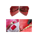 Gucci Red Quilted Leather GG Marmont Matelasse Mini Bag