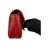 Gucci Red Quilted Leather GG Marmont Matelasse Mini Bag