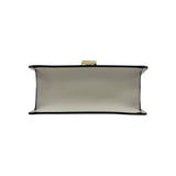 Gucci White Calfskin Leather Small Sylvie Shoulder Bag