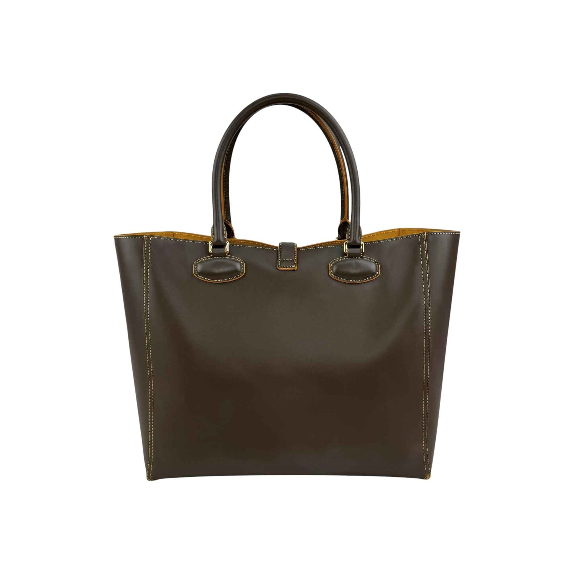 Loewe Contrast-Stitched Anagram Tote Bag