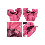 Loewe Pink Leather Flamenco Shoulder Bag