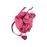 Loewe Pink Leather Flamenco Shoulder Bag