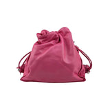 Loewe Pink Leather Flamenco Shoulder Bag