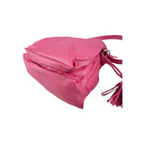 Loewe Pink Leather Flamenco Shoulder Bag