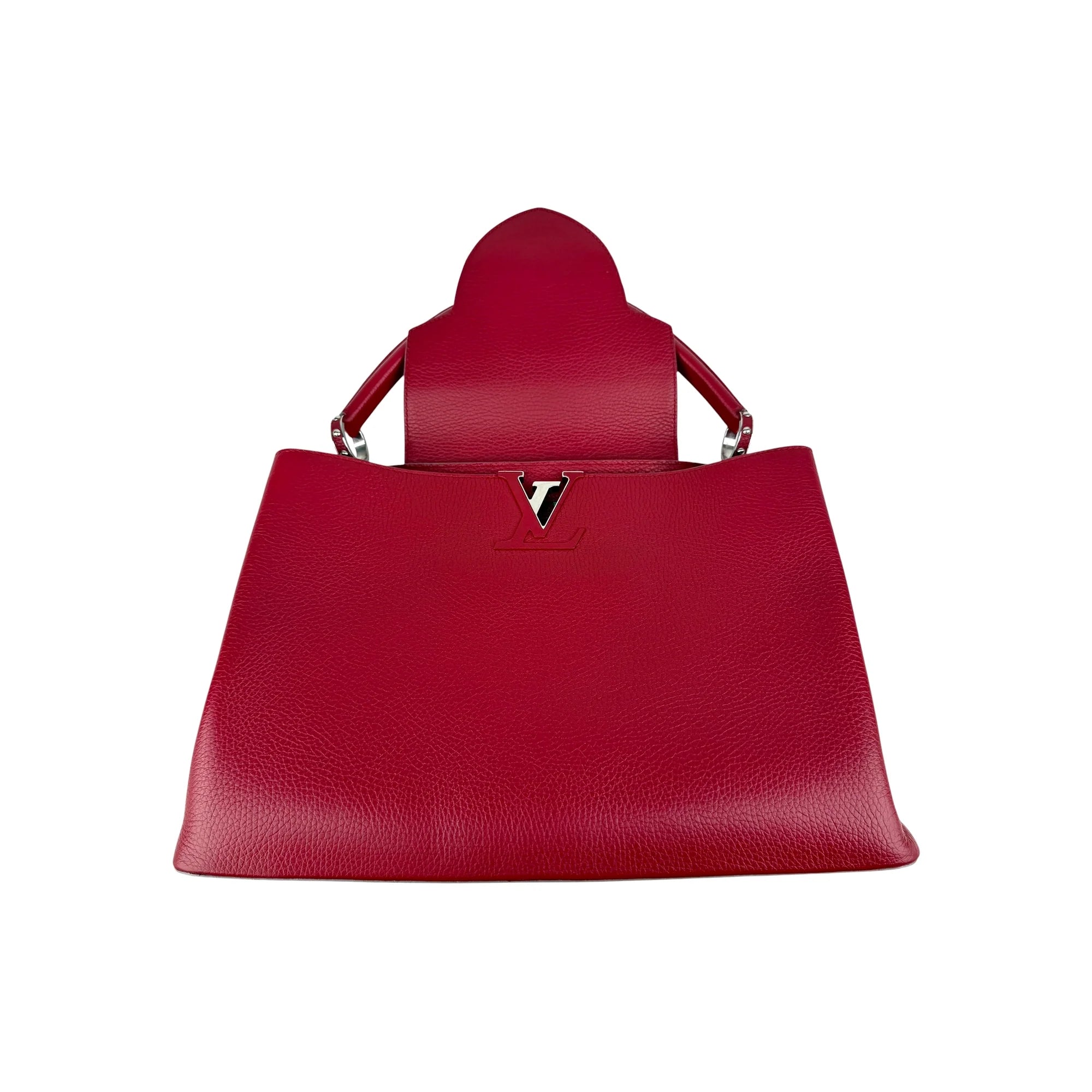 Louis Vuitton Cherry Taurillon Leather Capucines GM Bag