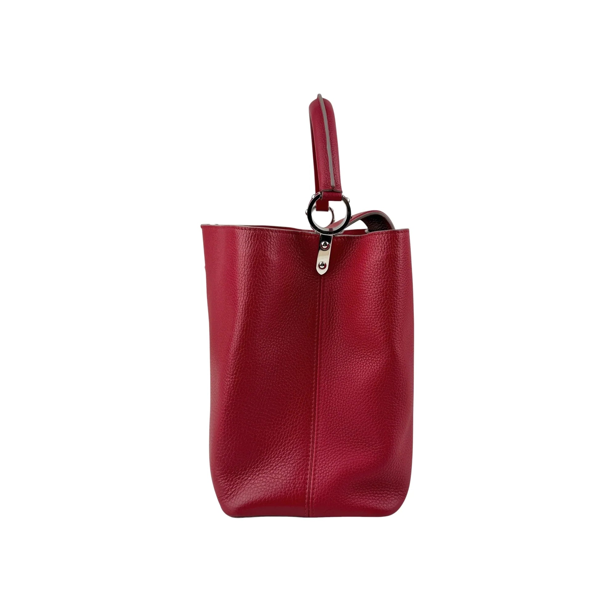 Louis Vuitton Cherry Taurillon Leather Capucines GM Bag