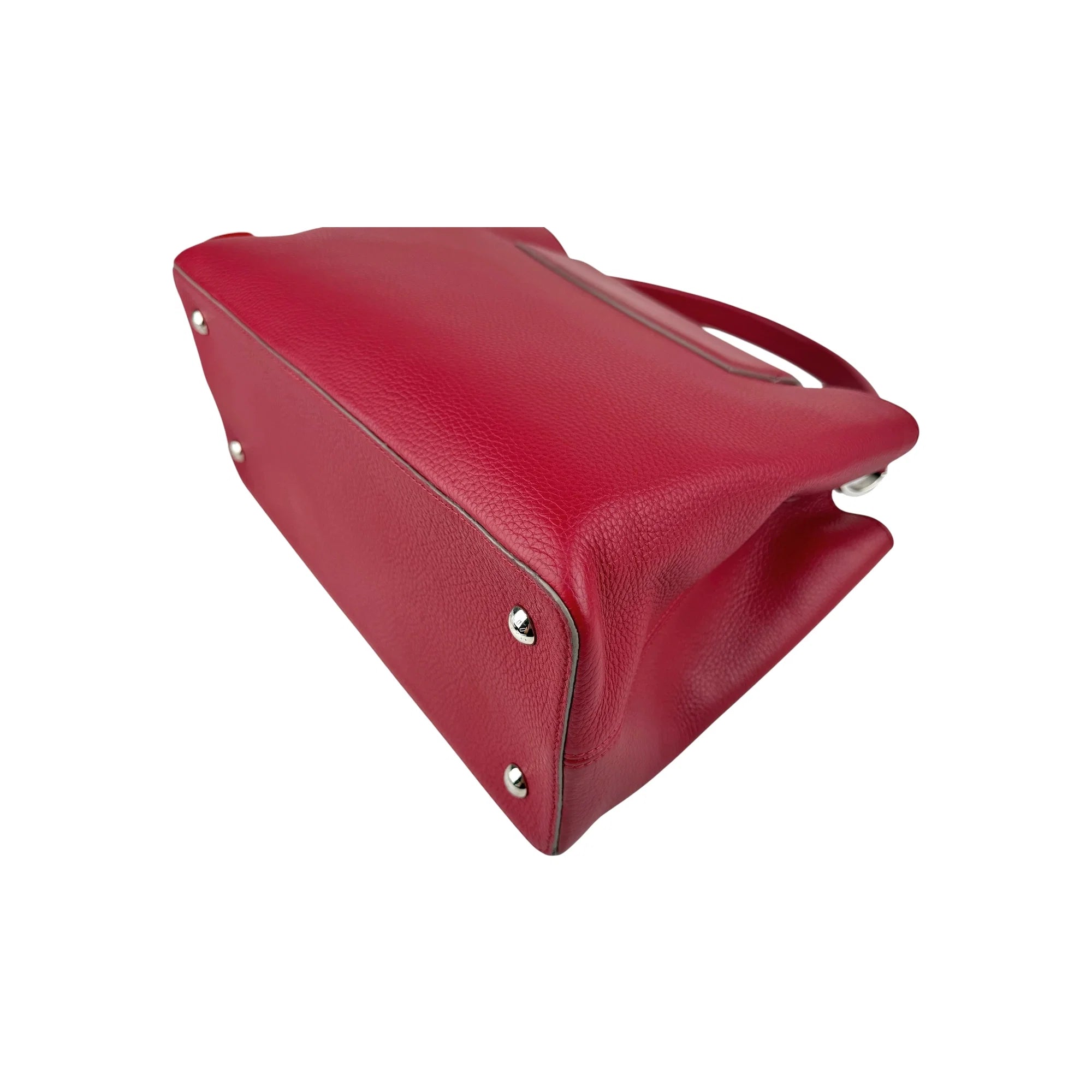 Louis Vuitton Cherry Taurillon Leather Capucines GM Bag