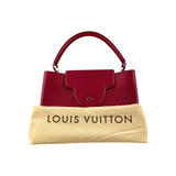 Louis Vuitton Cherry Taurillon Leather Capucines GM Bag
