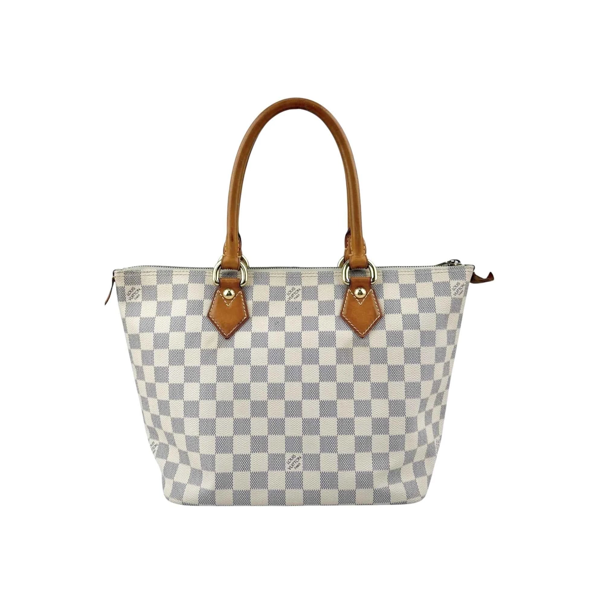 Louis Vuitton Damier Azur Canvas Saleya PM Bag
