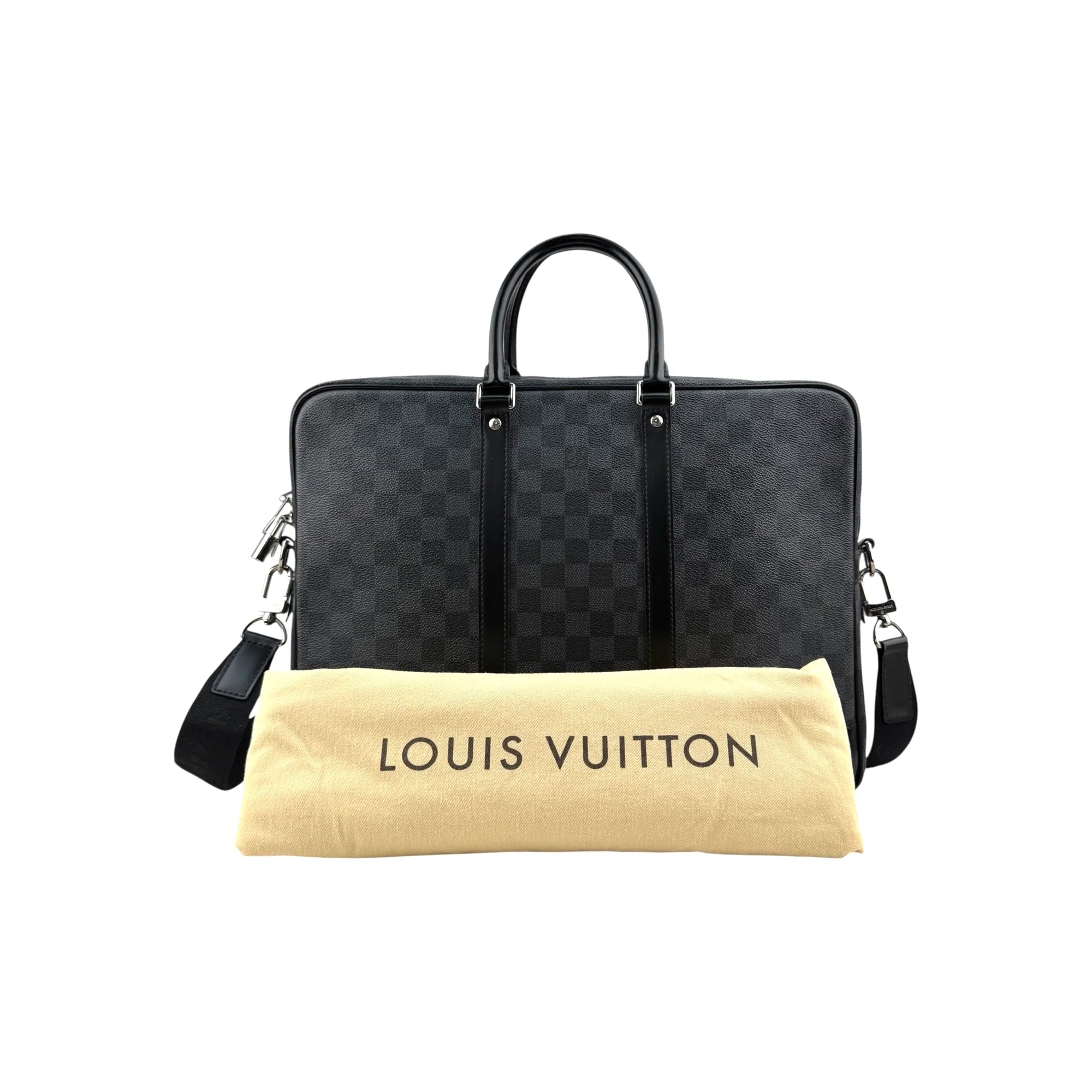 Louis Vuitton Damier Graphite Canvas Porte-Documents Voyage GM Briefcase Bag