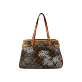 Louis Vuitton Limited Edition Silver Monogram Dentelle Batignolles Horizontal Bag