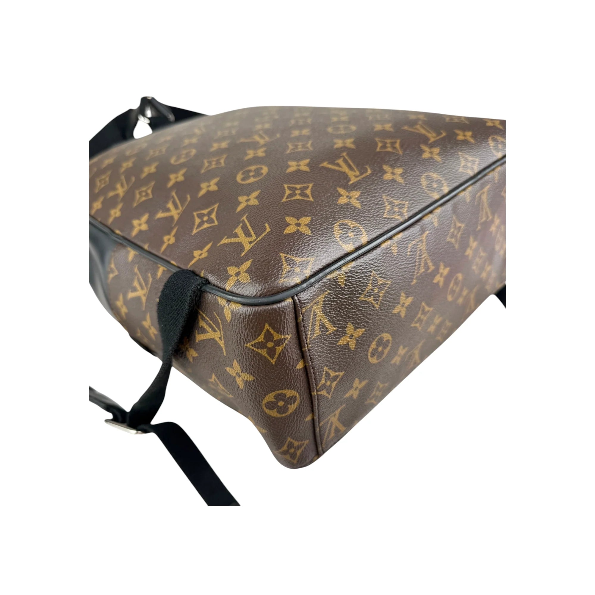 Louis Vuitton Monogram Black Macassar Josh Backpack Bag