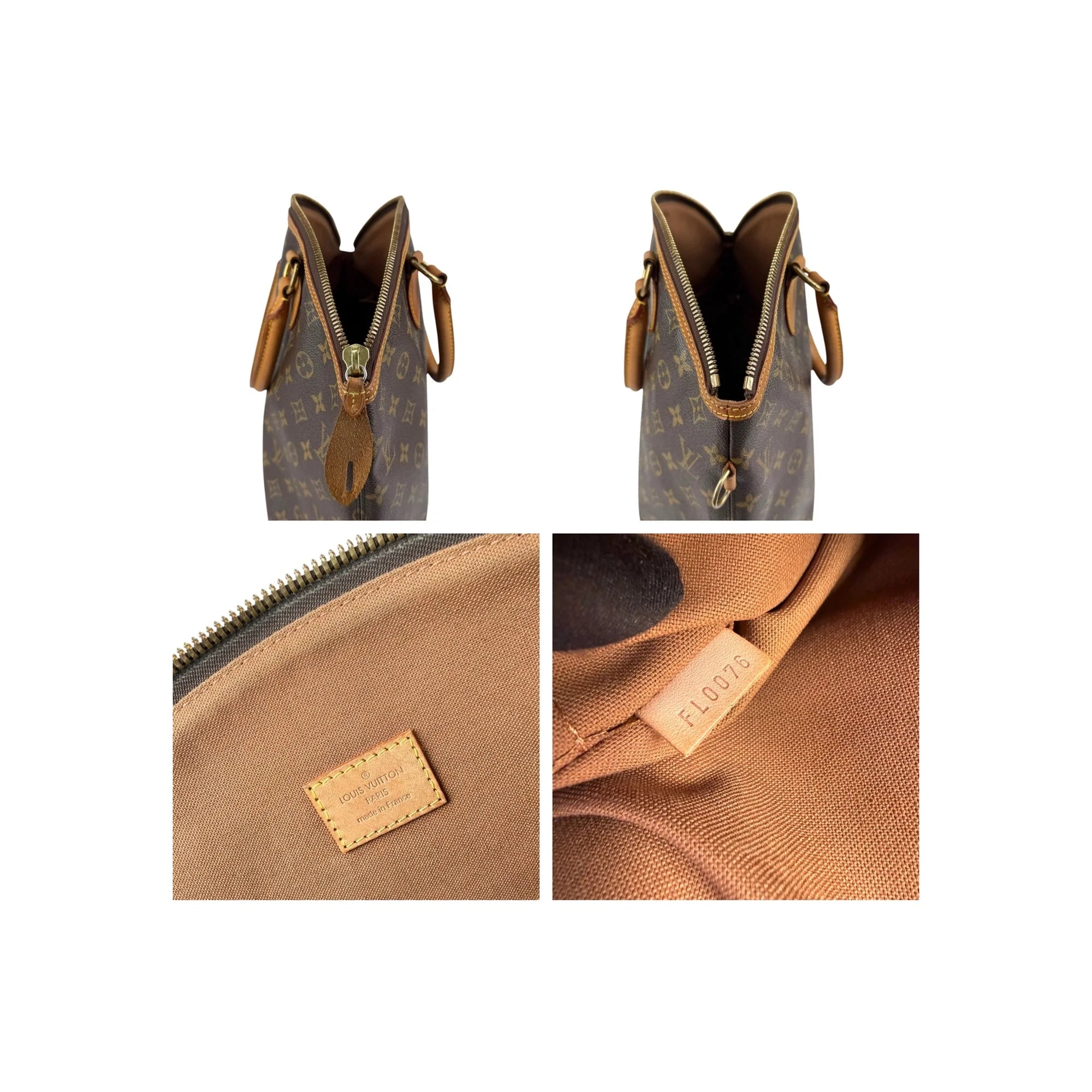 Louis Vuitton Monogram Canvas Lockit Vertical Bag