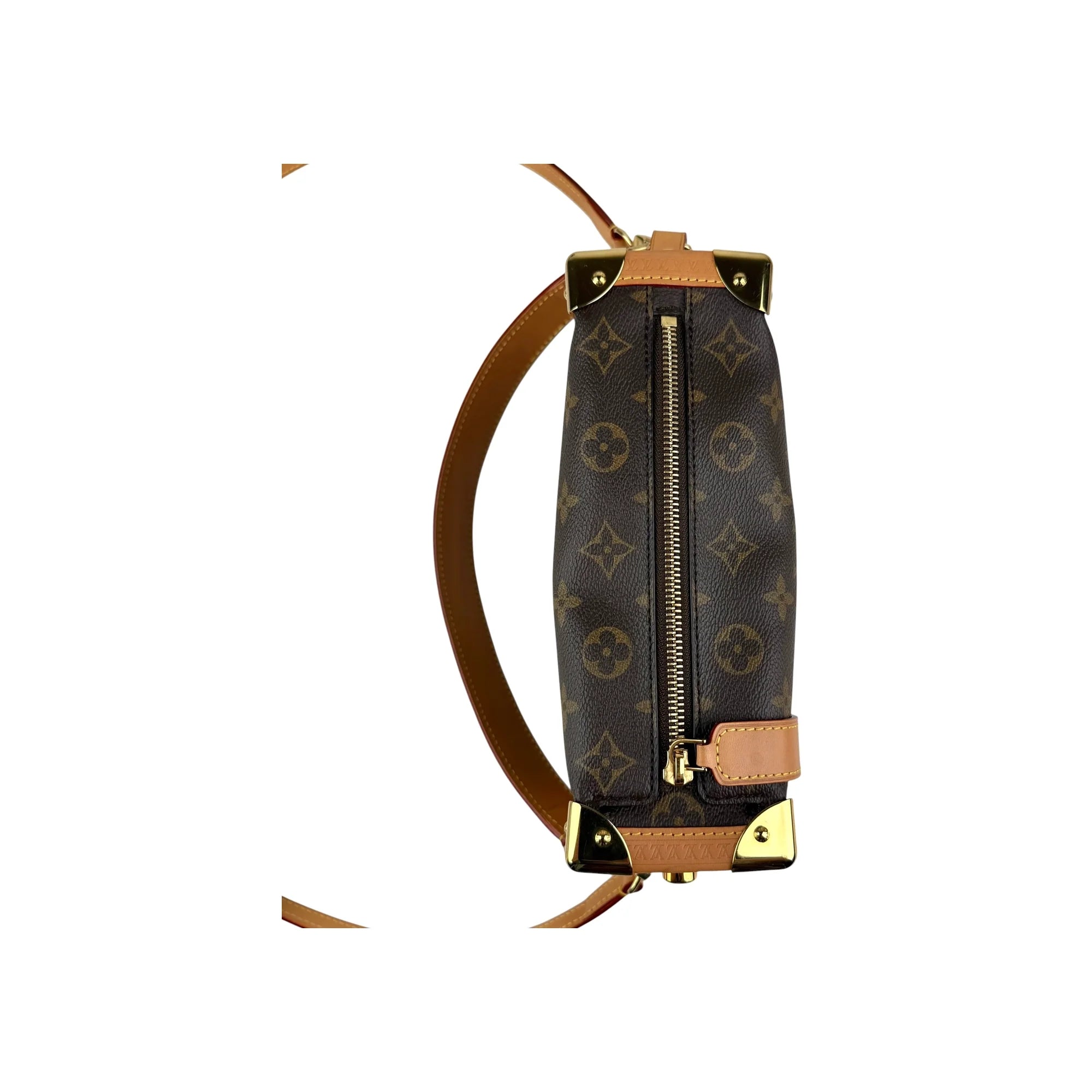 Louis Vuitton Monogram Canvas Side Trunk Bag