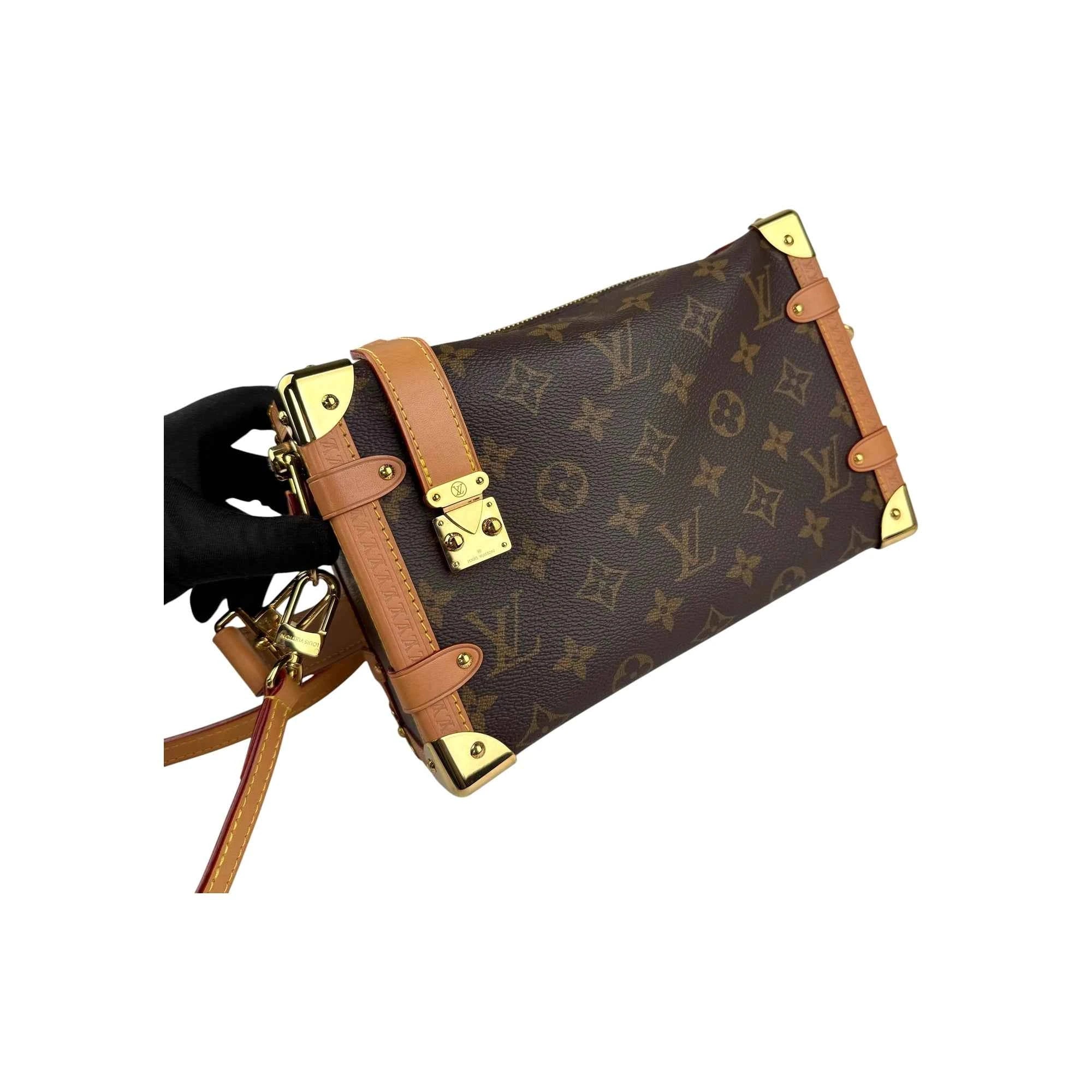 Louis Vuitton Monogram Canvas Side Trunk Bag