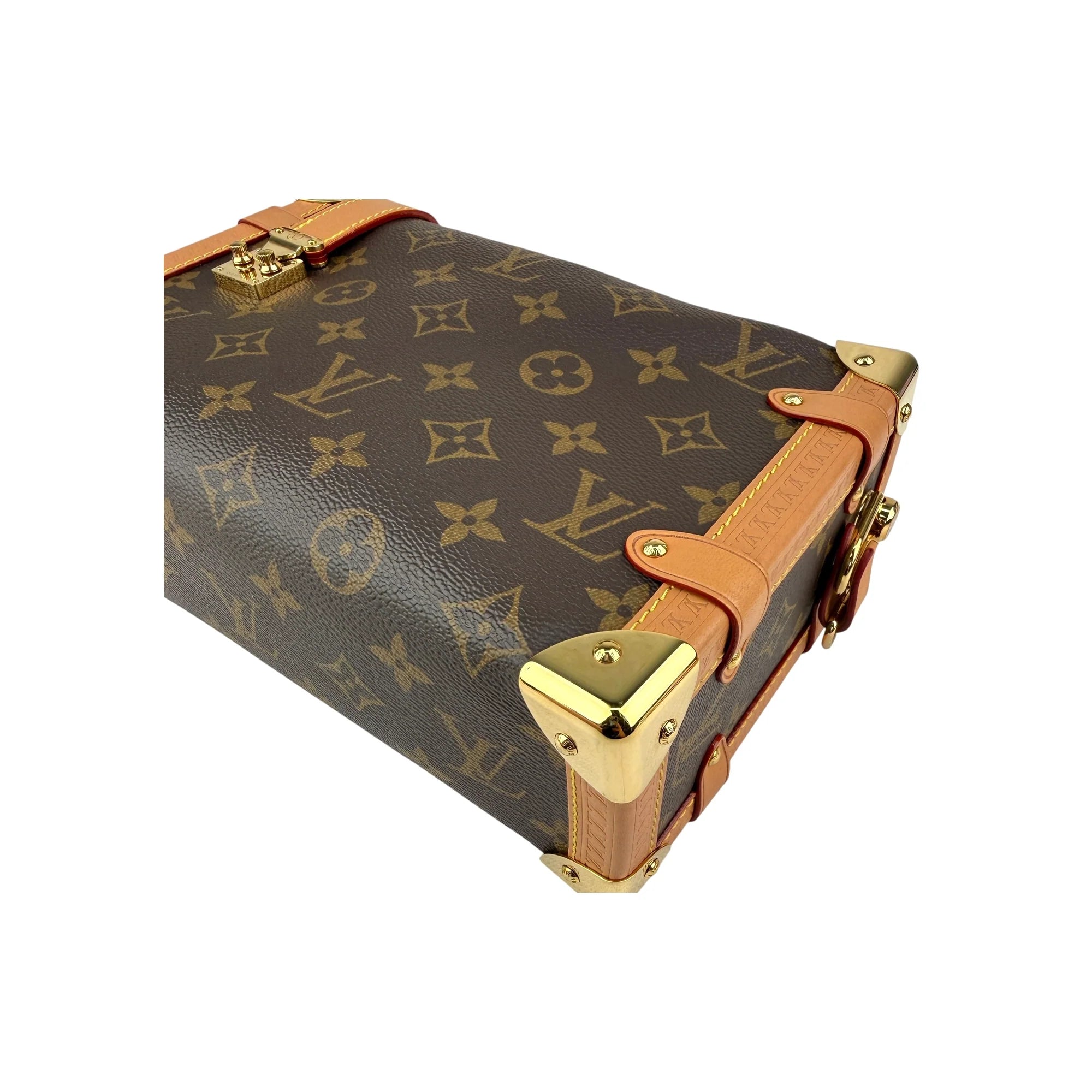 Louis Vuitton Monogram Canvas Side Trunk Bag