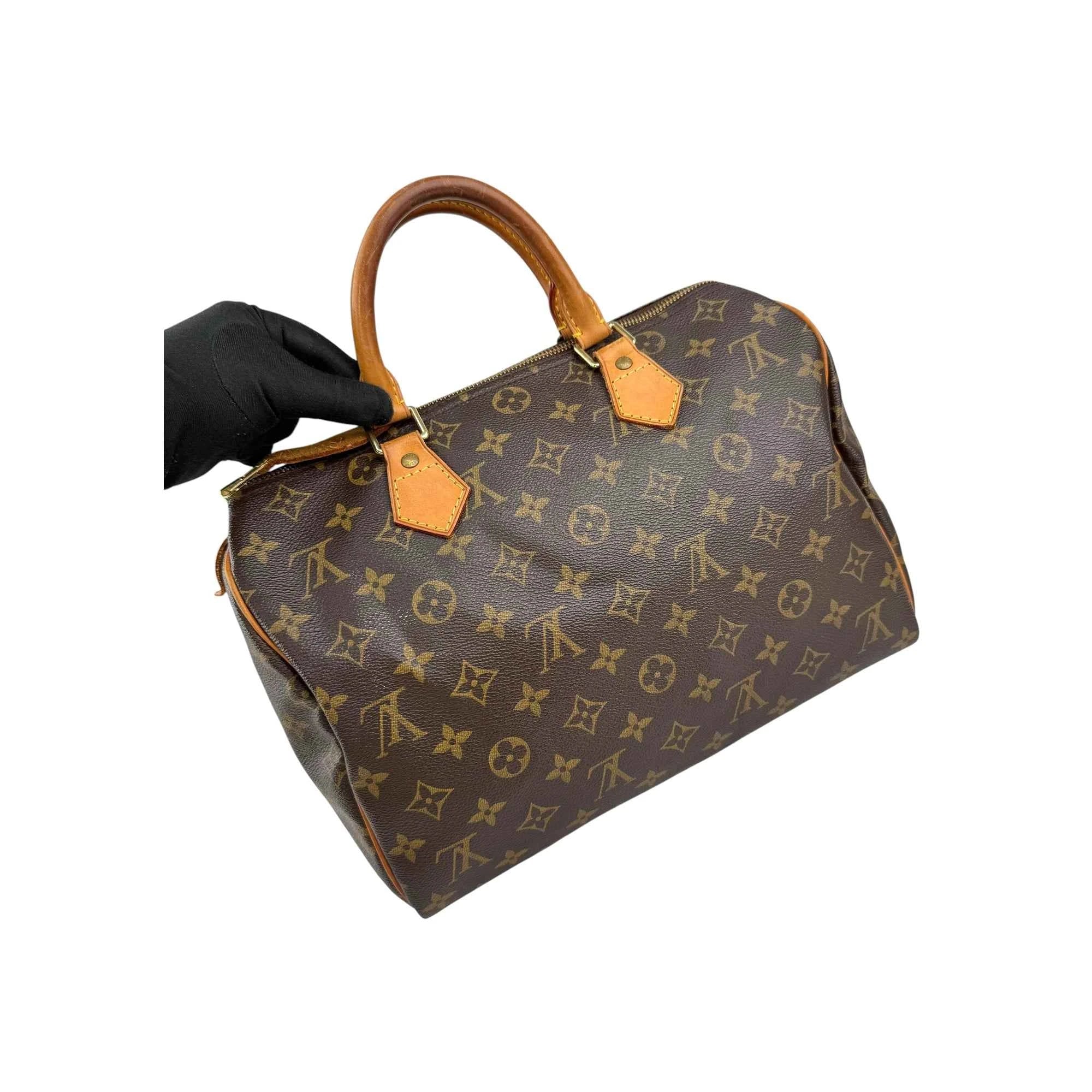 Louis Vuitton Monogram Canvas Speedy 30 Bag
