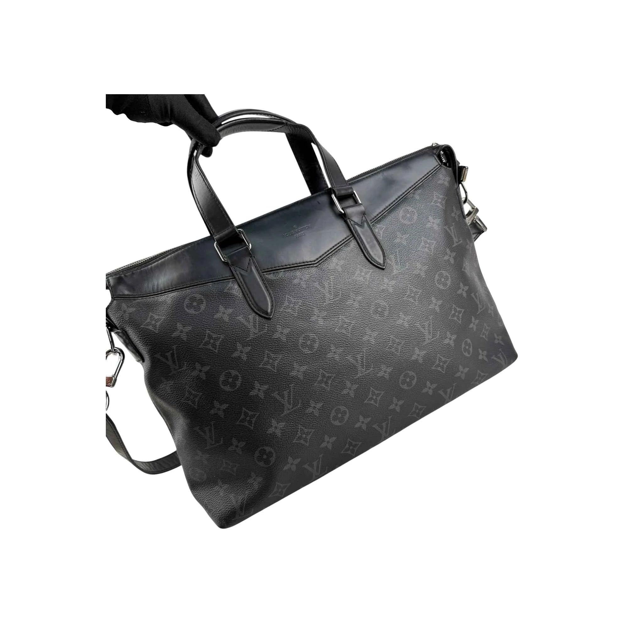 Louis Vuitton Monogram Eclipse Canvas Explorer Briefcase Bag