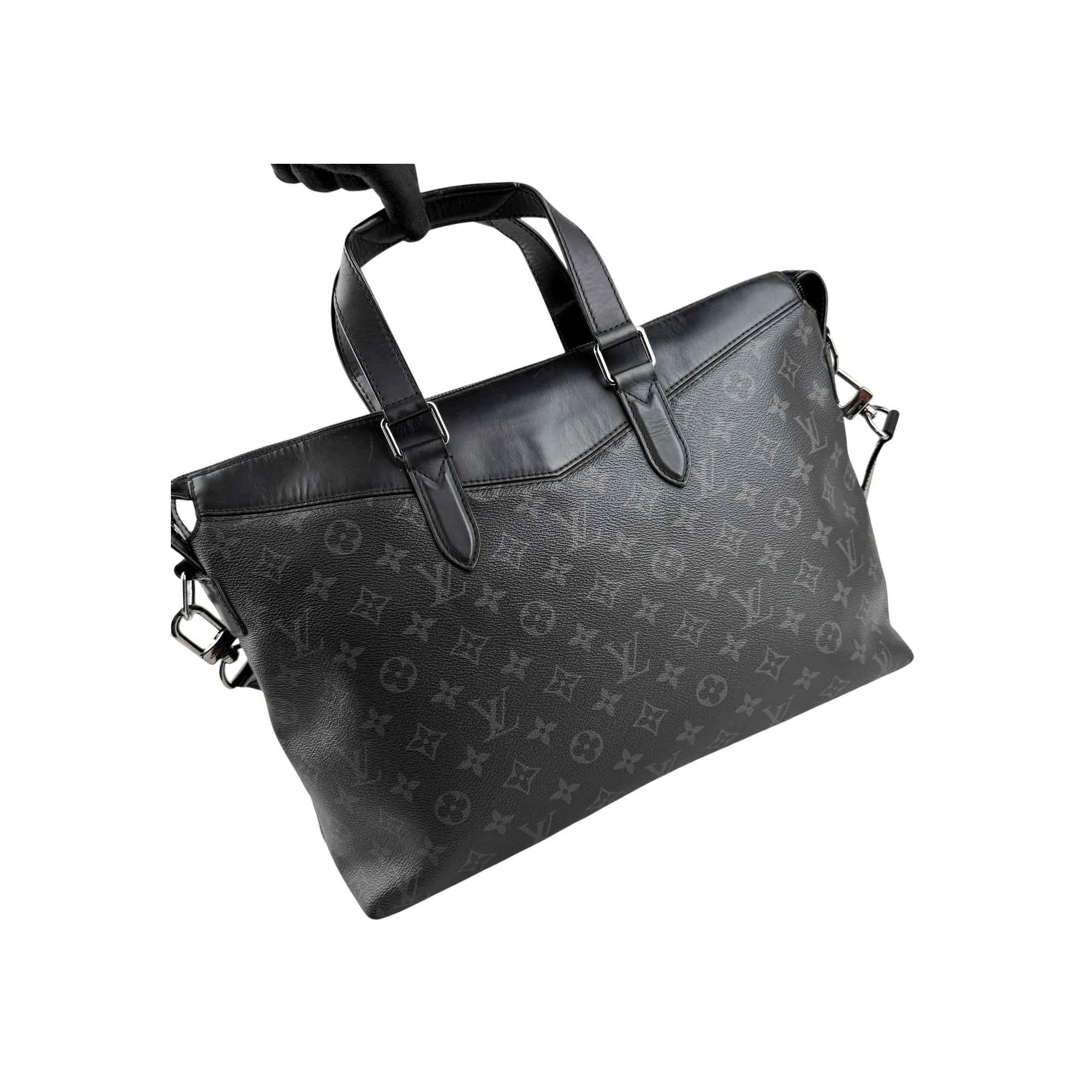 Louis Vuitton Monogram Eclipse Canvas Explorer Briefcase Bag