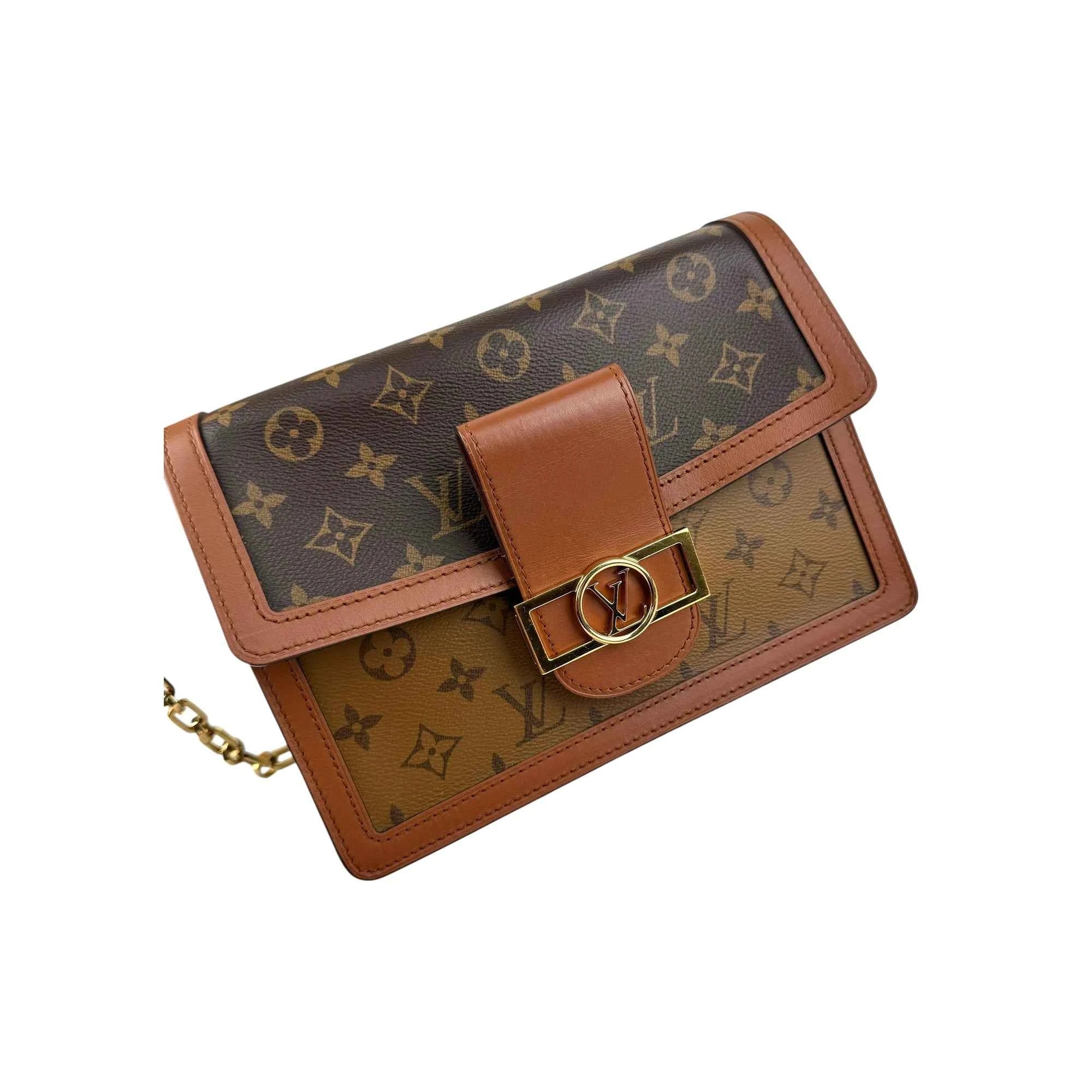 Louis Vuitton Monogram Reverse Canvas MM Dauphine Bag