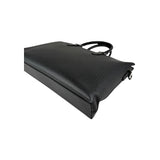 Louis Vuitton Taiga Anton Leather Briefcase Black Pony-style calfskin