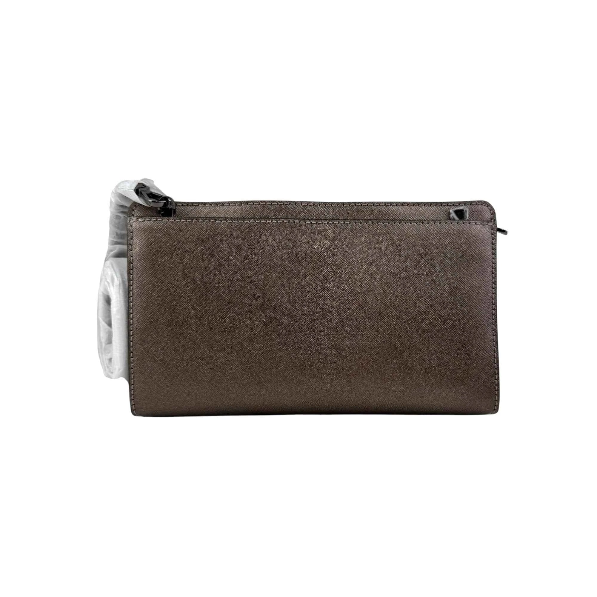 Michael Kors Metallic Leather Crossbody Bag