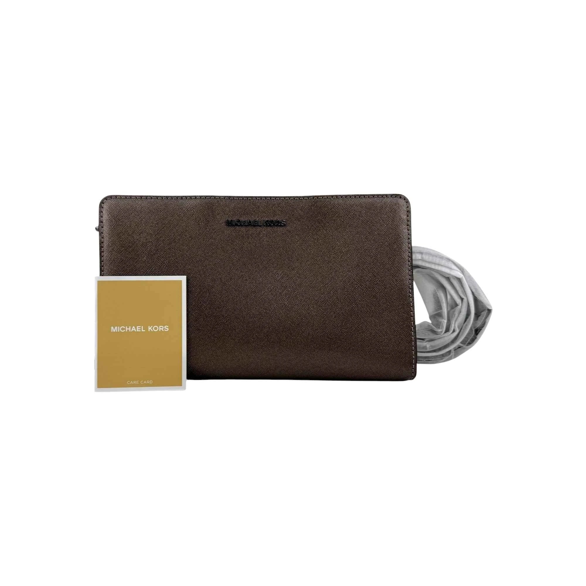 Michael Kors Metallic Leather Crossbody Bag