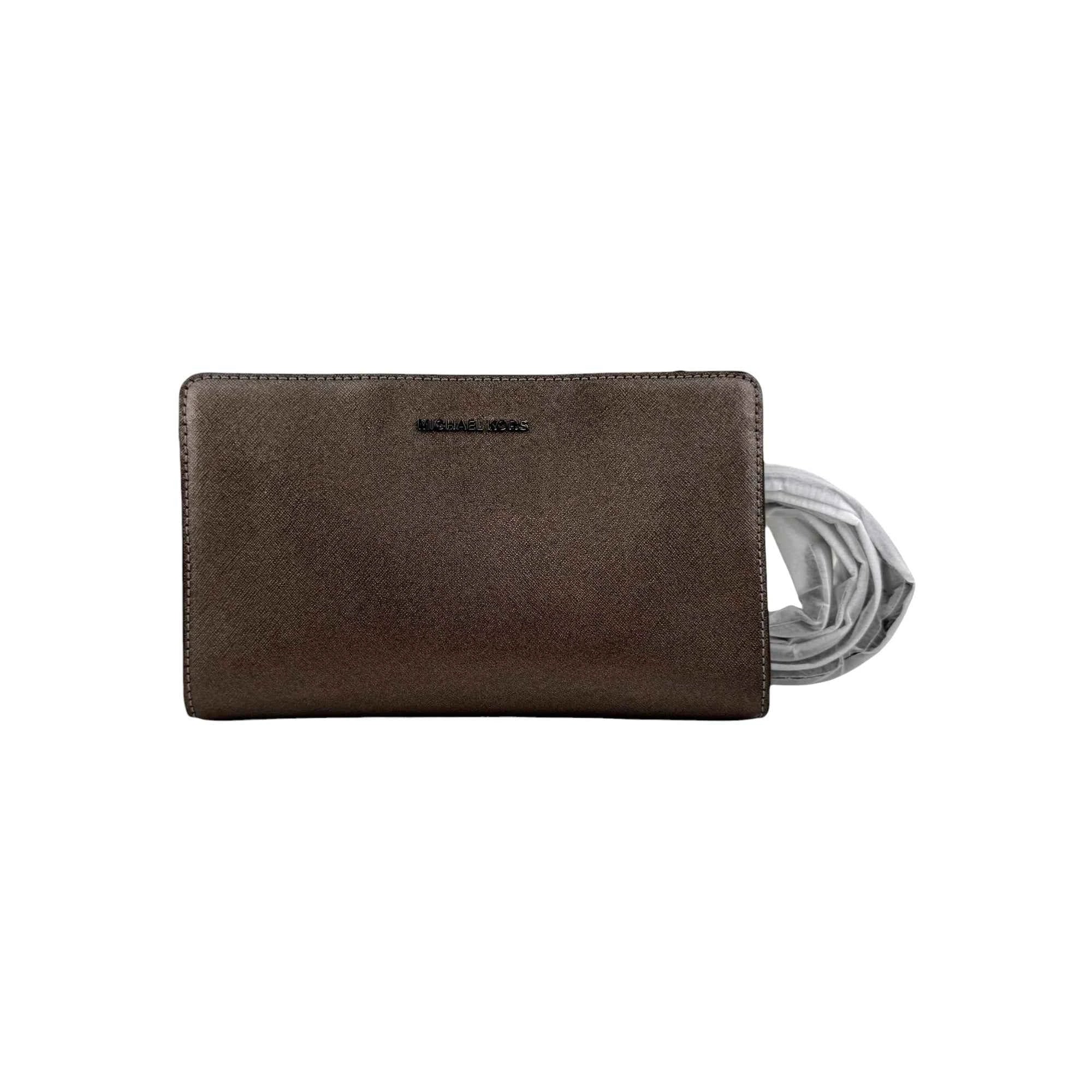Michael Kors Metallic Leather Crossbody Bag