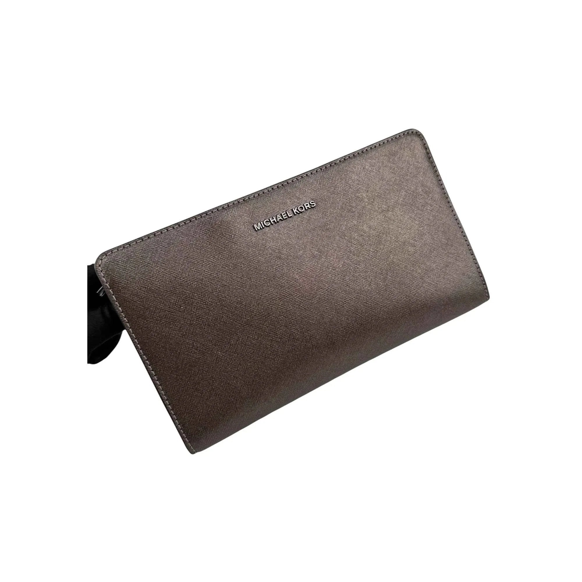Michael Kors Metallic Leather Crossbody Bag