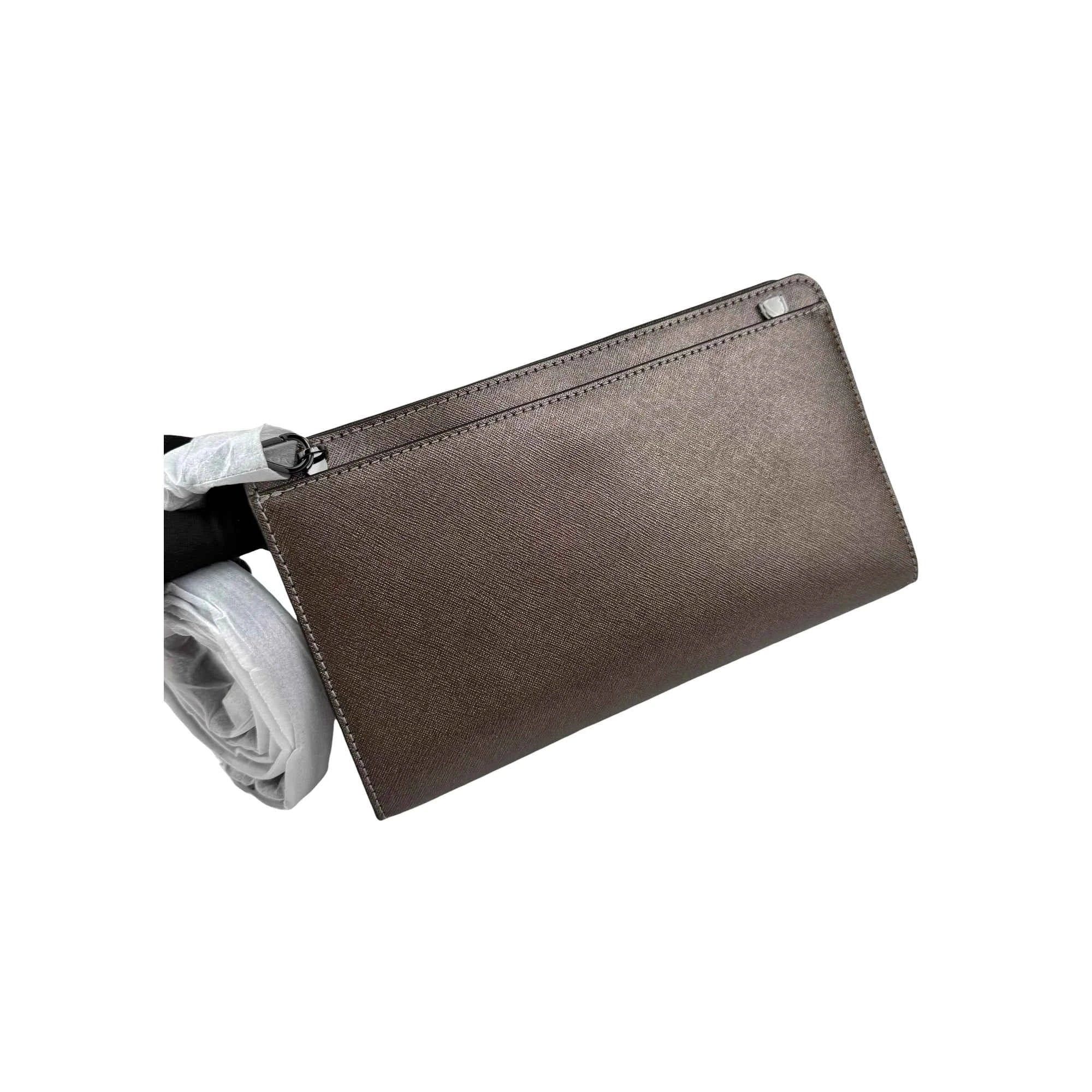 Michael Kors Metallic Leather Crossbody Bag