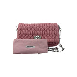 Miu Miu Iconic Crystal Cloque Nappa Shoulder bag