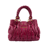 miu miu matelasse two-handle shoulder bag back