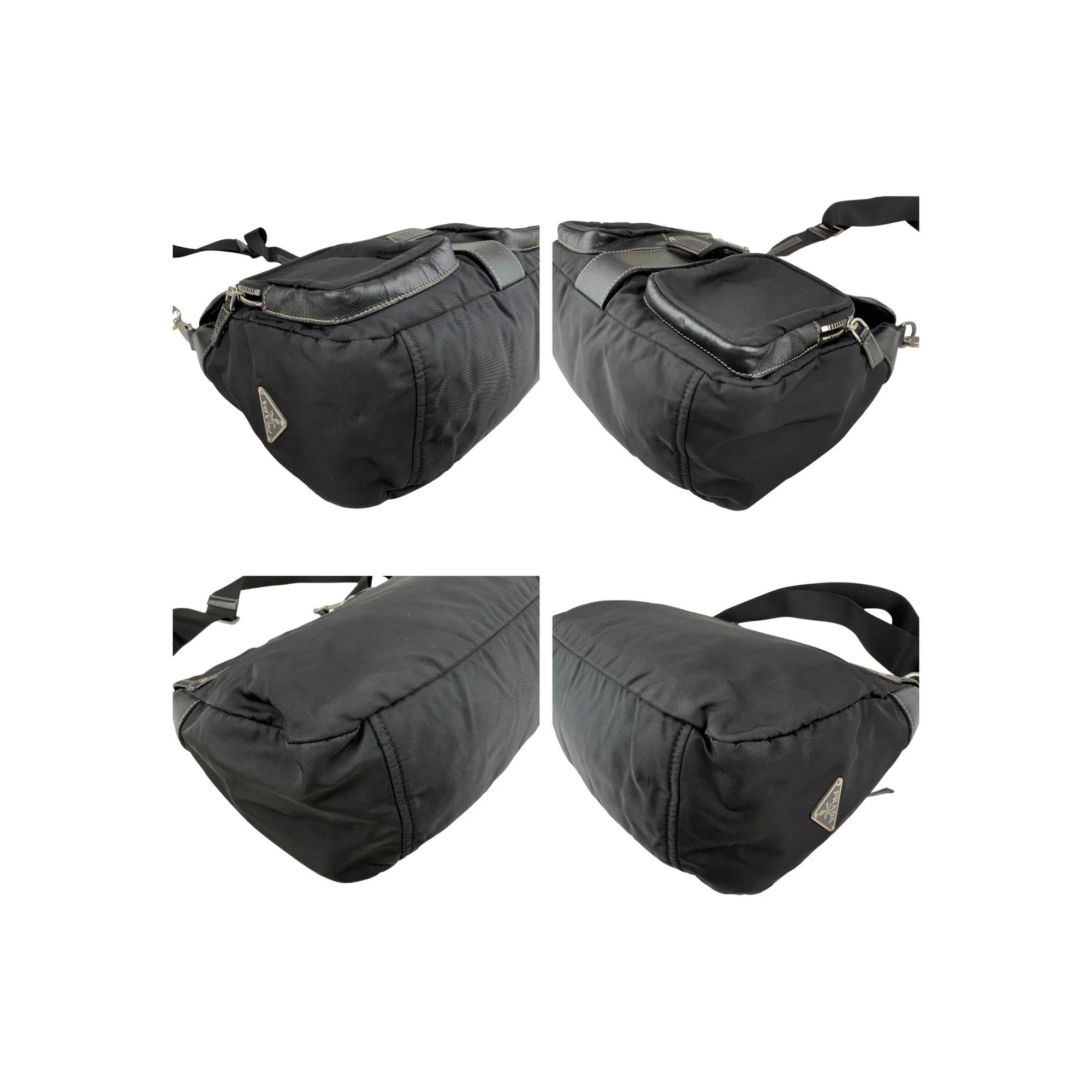 Prada Black Nylon Shoulder Bag