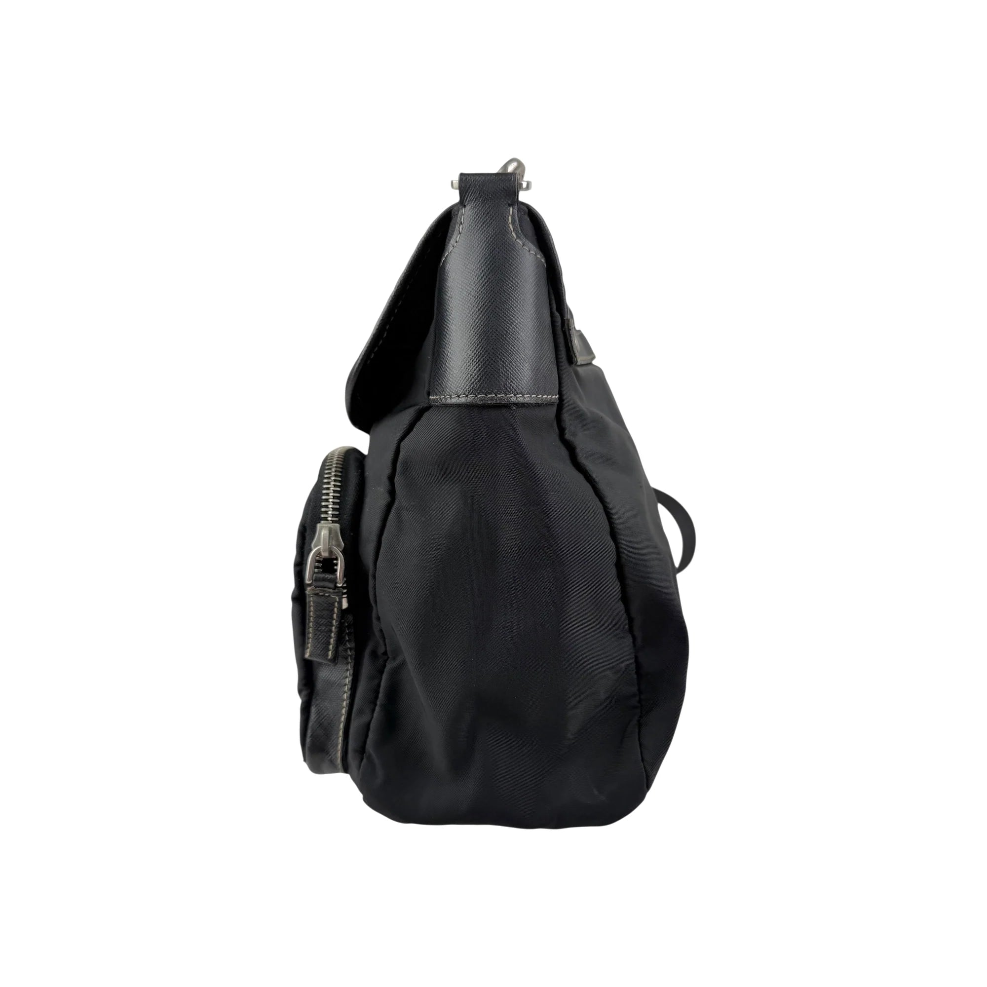 Prada Black Nylon Shoulder Bag