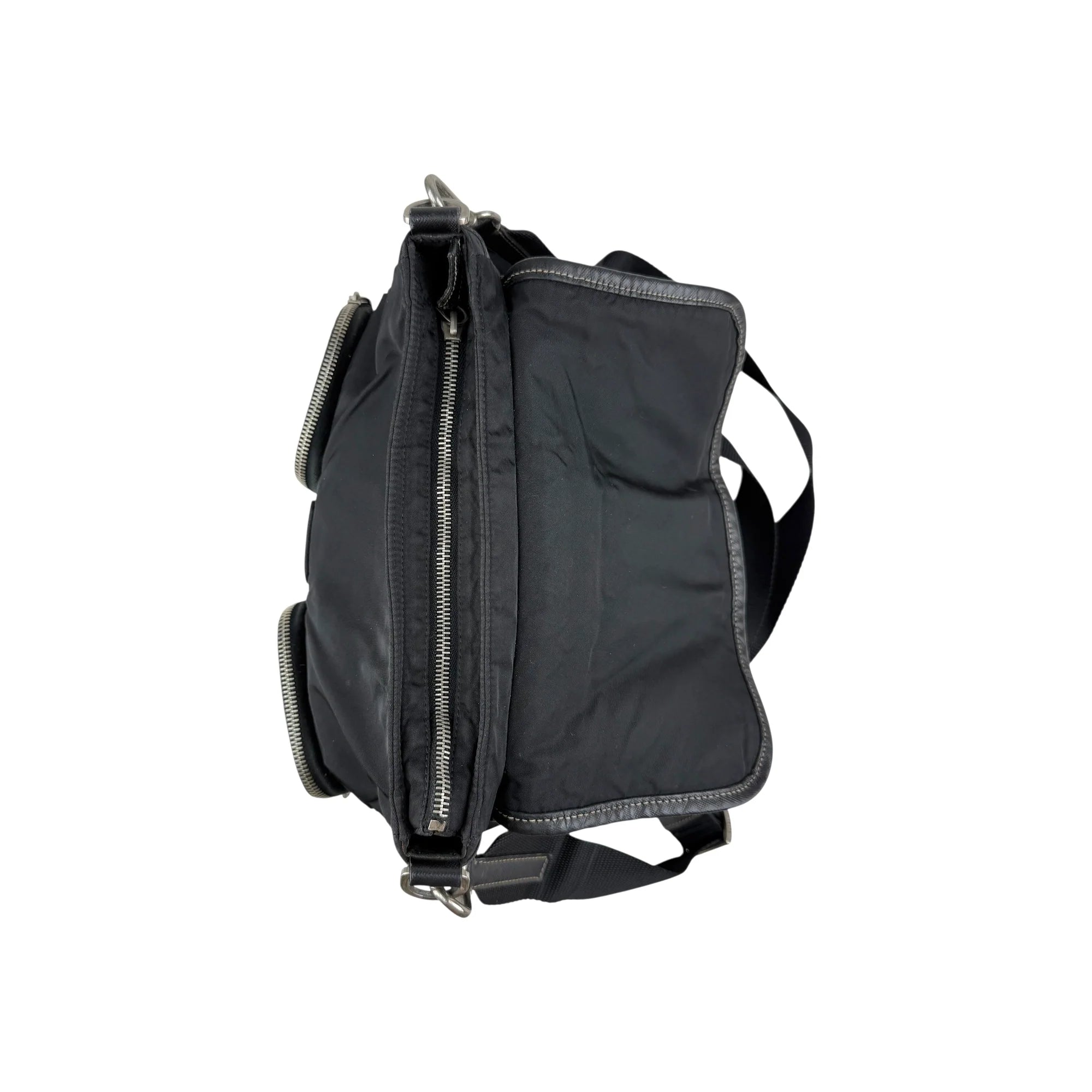 Prada Black Nylon Shoulder Bag