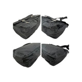 Prada Black Vela Nylon Buckle Messenger Bag