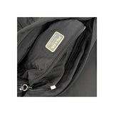 Prada Black Vela Nylon Buckle Messenger Bag