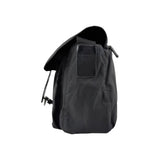 Prada Black Vela Nylon Buckle Messenger Bag